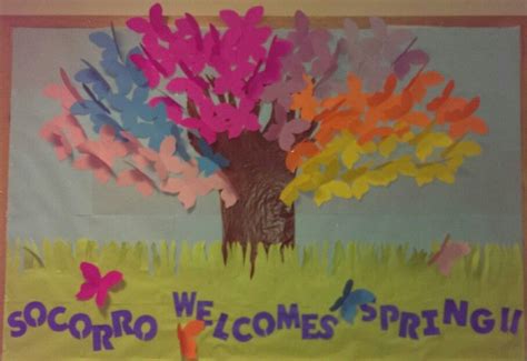 Spring Themed Bulletin Board