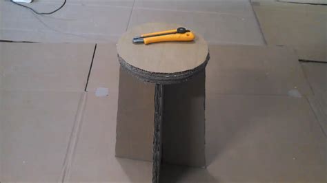 Cardboard Stool Youtube