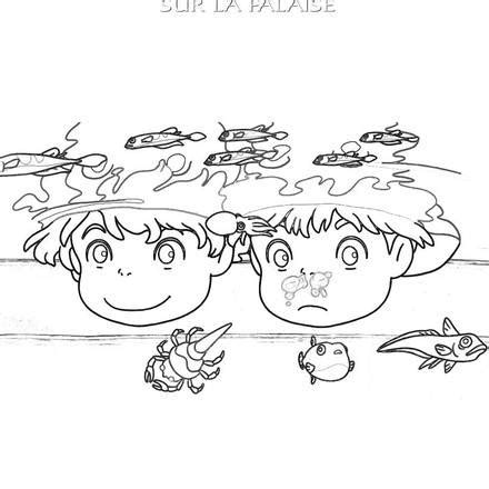 Coloriage Ponyo Coloriages Coloriage Imprimer Gratuit Fr