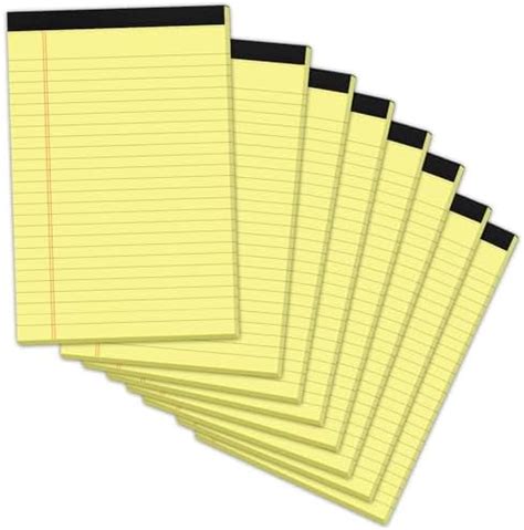 Amazon Pack Yellow Legal Pads X Small Note Pads Sheets