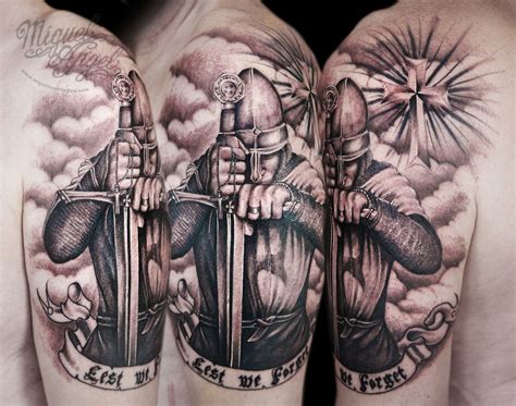 Templar Knight Custom Tattoo Knight Tattoo Sleeve Tattoos Templar