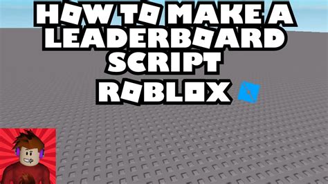 How To Make A Leaderstats Leaderboard Script Roblox Studio Tutorial