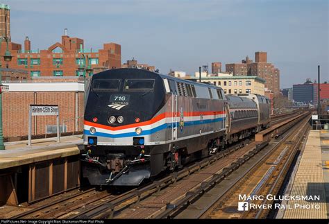 Amtk Amtrak Ge P Ac Dm At New York New York By Marc Glucksman