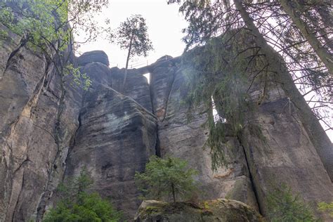 Bohemian Switzerland National Park Map - North Bohemia, Czech Republic ...