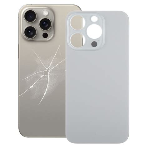 Easy Replacement Big Camera Hole Glass Back Battery Cover For Iphone