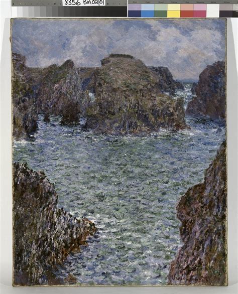 Port Goulphar Belle Ile 1887 By Claude Monet