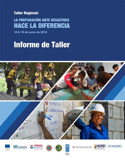 PDF Informe De Taller DIPECHO LACdipecholac Net Preparacion Ante