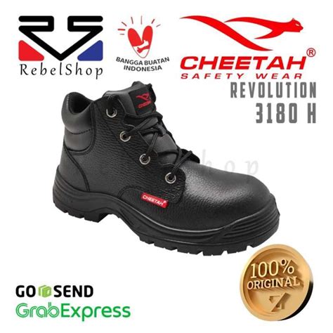 Jual Sepatu Kerja Cheetah 3180h 3180 H Revolution Safety Shoes 10