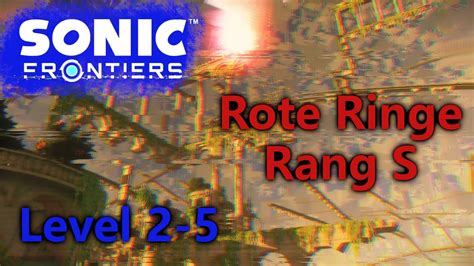 Ares Island Cyberspace Level 2 5 Rank S Red Rings Sonic Frontiers Youtube