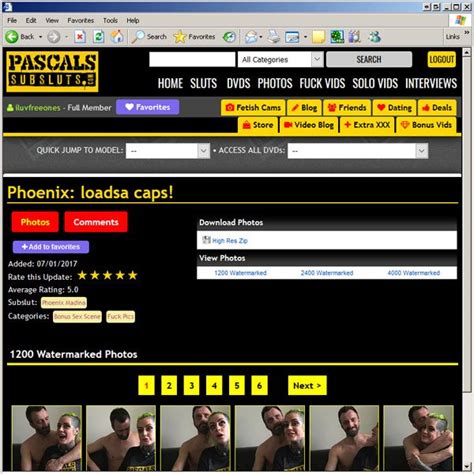 FreeOnes Gives Porn Site Pascals Sub Sluts An Overall Review Rating Of 9 1
