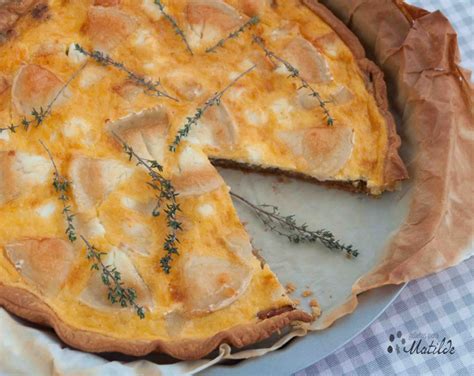 Tarta De Cebolla Caramelizada Y Queso De Cabra Galletas Para Matilde