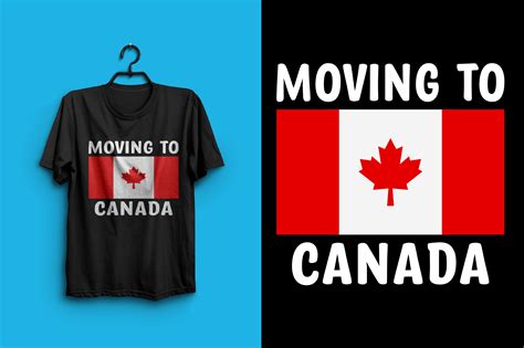 Moving To Canada T Shirt Design Graphic By Misba Design · Creative Fabrica