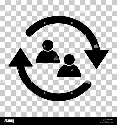 Employee Engagement Community Vector Icon Person Flat Web Symbol