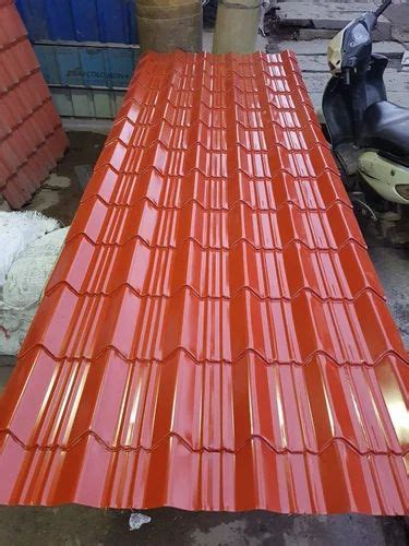 FRP Cold Rolled Color Coated Tile Profile Roofing Sheet Thickness Of