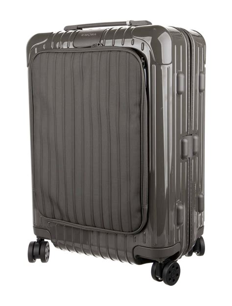 Rimowa Plastic Rolling Carry On Grey Luggage And Travel Handbags