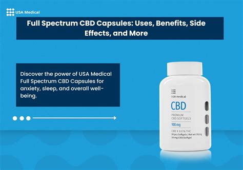 Full Spectrum Cbd Capsules Uses Benefits Side Effects And More Usa Medical