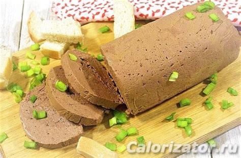Печеночный паштет ПП - калорийность, состав, описание - Calorizator.ru