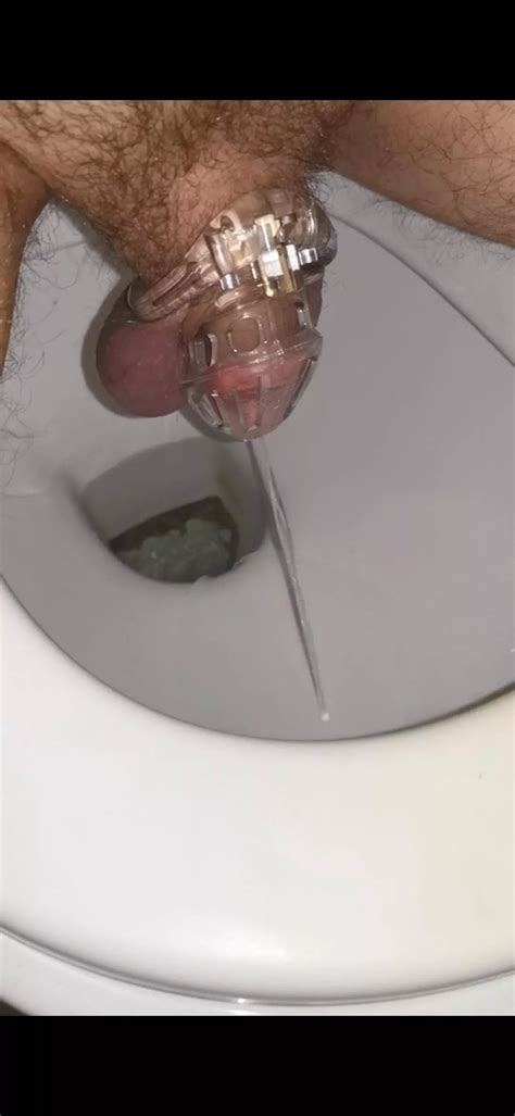 Back At It Again Pissing In Chastity Nudes Gaywatersports Nude