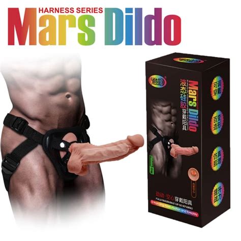 Capa Peniana Real Stica Em Silicone Cinta Mars Dildo