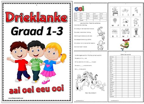 Drieklanke Graad 1 3 20 Blaaie Afrikaans Faleat Afrikaans