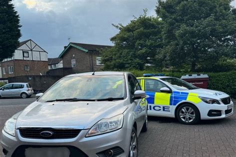 Large Knife And Drugs Seized After Police Chase Car Through Bolton