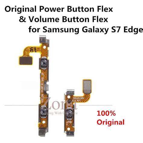 Original Power Volume Button Flex Cable For Samsung Galaxy S7 Edge G935 Power On Off Volume Up