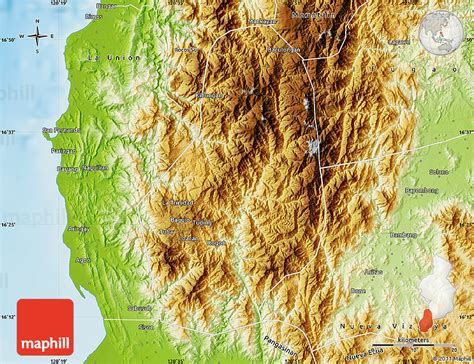 Physical Map of Benguet