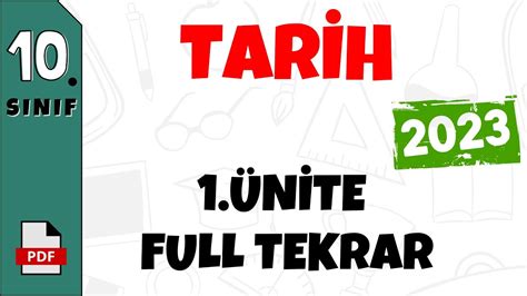 10 Sınıf Tarih 1 Ünite Full Tekrar Yerleşme ve Devletleşme Sürecinde