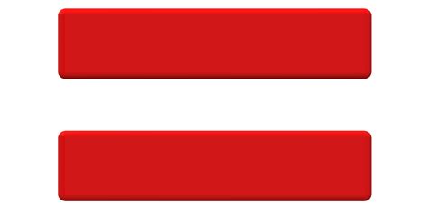 Equal Symbol On A Transparent Background 43988463 Png
