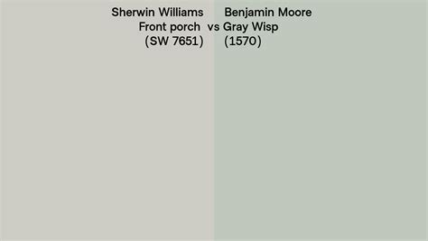 Sherwin Williams Front Porch Sw Vs Benjamin Moore Gray Wisp