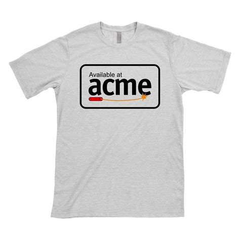 ACME T-shirt Available on ACME Road Runner Wile E Coyote - Etsy