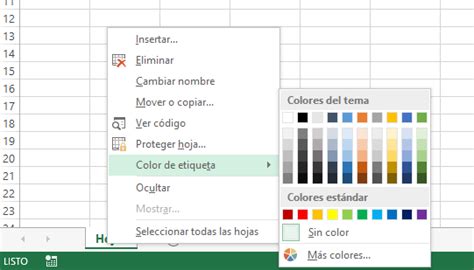 Crear Cambiar El Nombre Colocar Color Eliminar Cambiar El Nombre De