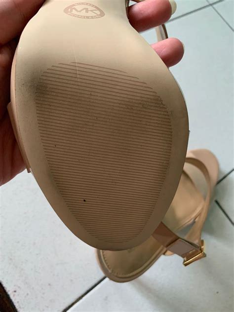 Michael Kors Nude Patent Pumps Women S Fashion Footwear Heels On Carousell