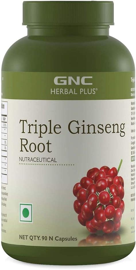 Gnc Triple Ginseng Root Capsules Amazon In Health Personal Care