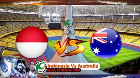 Sedang Berlangsung Live Streaming Timnas U16 Indonesia Vs Australia Di