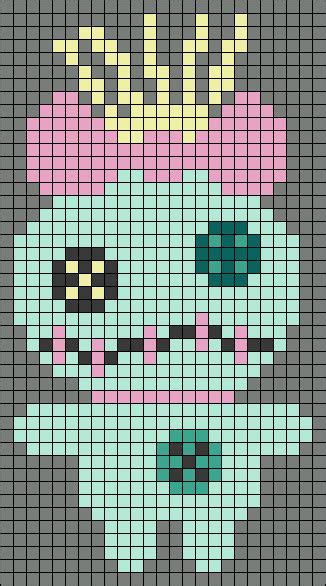 Alpha Pattern 29803 Variation 72236 BraceletBook Pixel Art