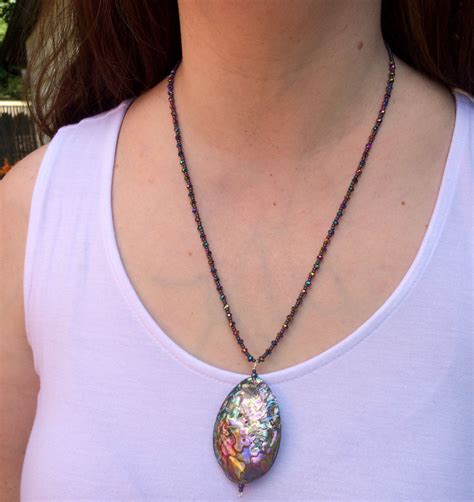 Abalone Shell Necklace Abalone Shell Necklace Necklace Necklace Etsy