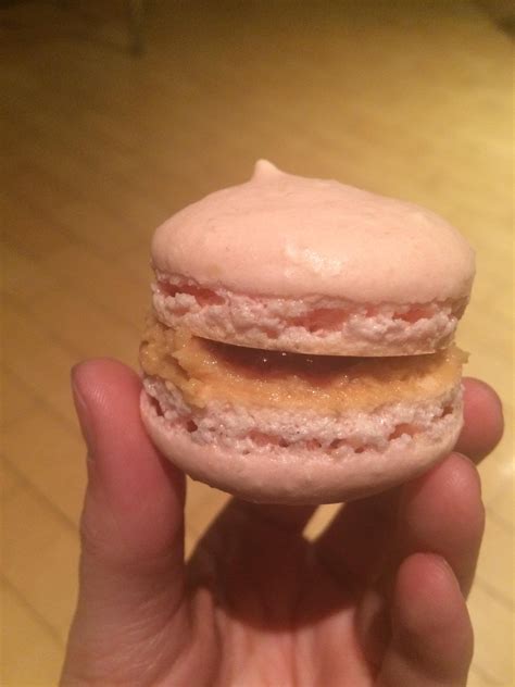 First Macaroon I Made In Years I Was Planning To Make Strawberry