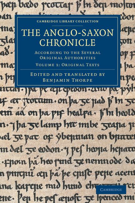 The Anglo Saxon Chronicle