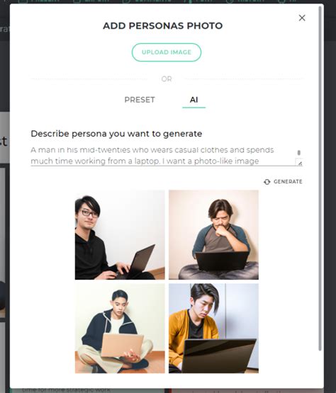 How to generate AI personas in UXPressia