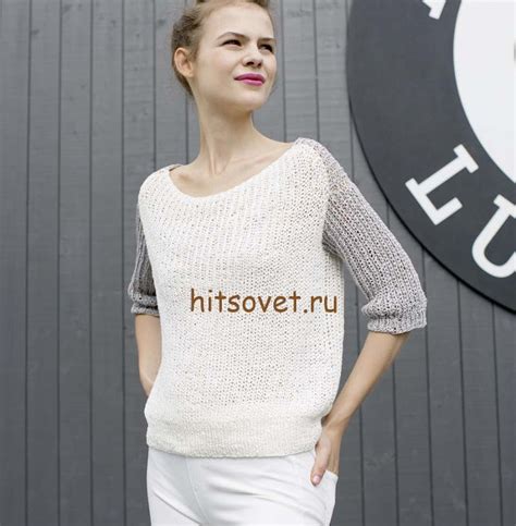 Летний свободный пуловер - Хитсовет