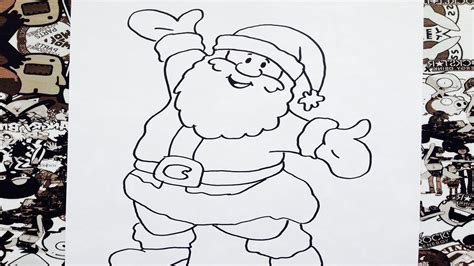 Como Dibujar A Papa Noel How To Draw Santa Claus Como Desenhar O