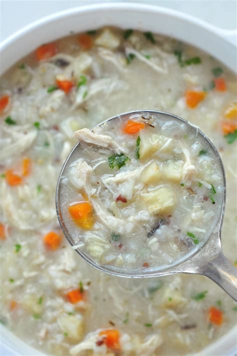 Crock Pot Creamy Chicken And Wild Rice Soup