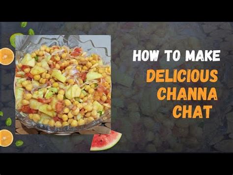 Chana Chat Recipe Iftar Special Chana Chat Authentic Channa Chat