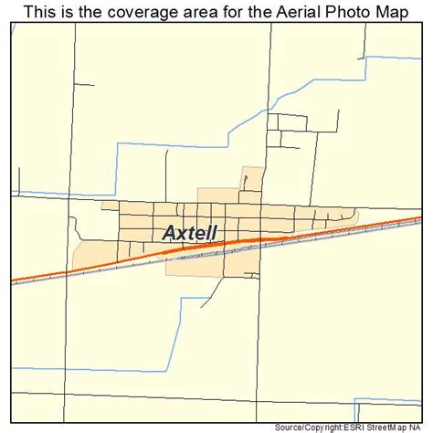 Aerial Photography Map Of Axtell Ne Nebraska