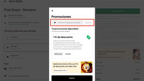 Código promocional Uber Eats 50 de descuento en Enero de 2025