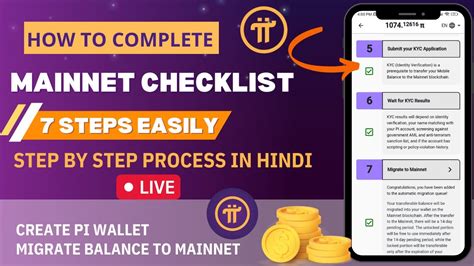 Pi Network Mainnet Checklist How To Complete 7 Steps In Checklist