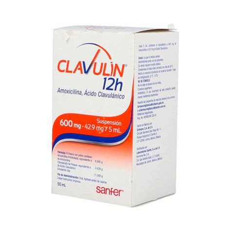 Clavulin H Susp Mg Con Ml