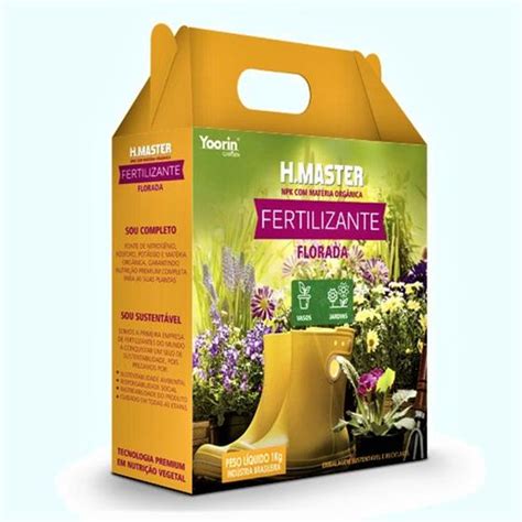 Fertilizante Completo Npk Para Flores E Jardins H Master Florada