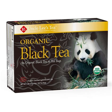 Uncle Lees Organic Black Tea Authentic Chinese Tea Full Bodied Robust Black Tea Bags